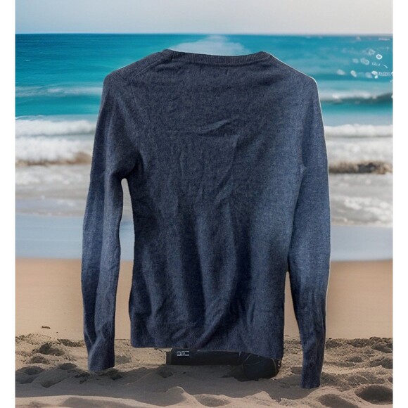 Tahari Cashmere Sweater Womens Small Blue - Picture 3 of 3